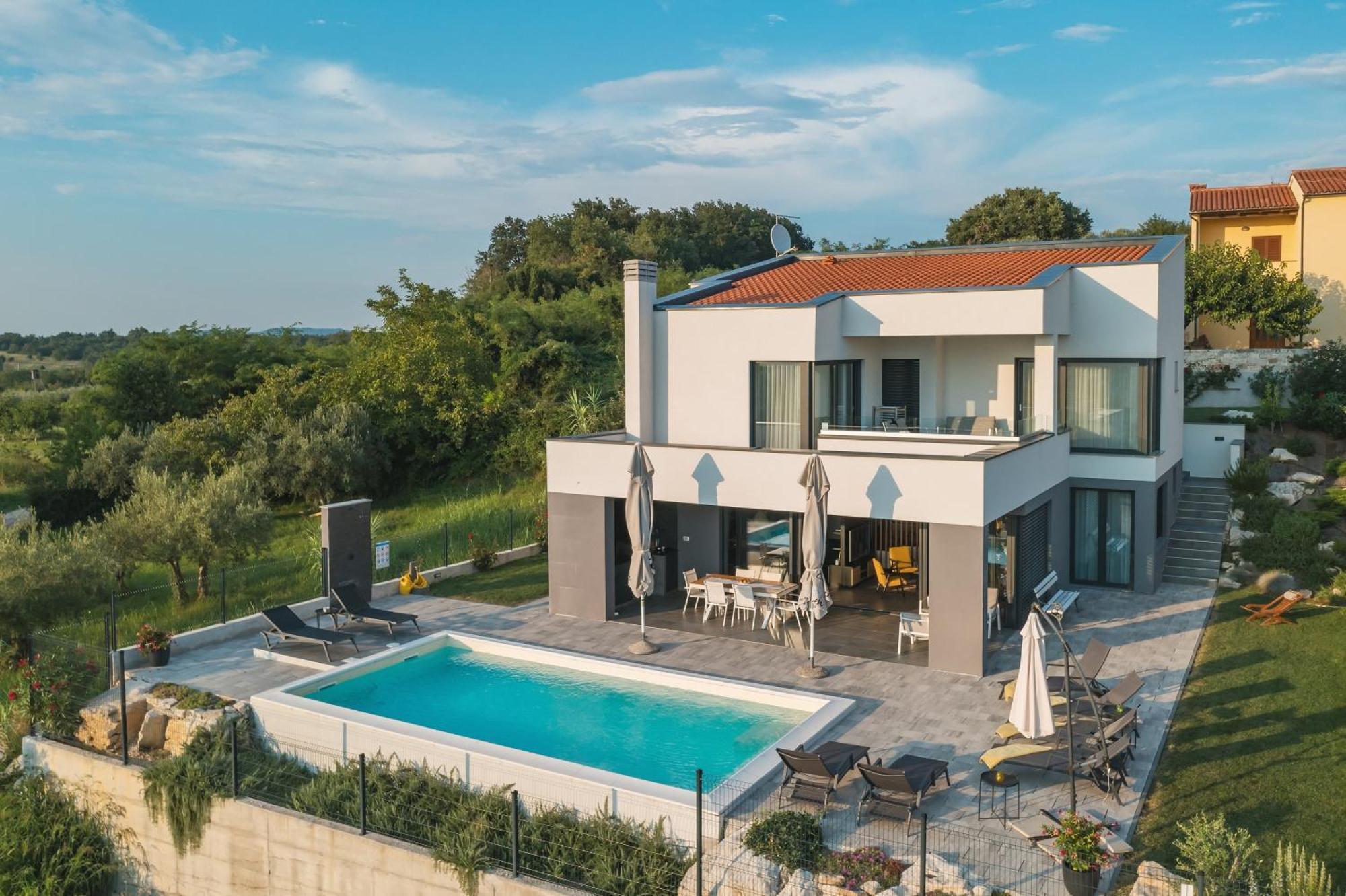 Villa Boiky - Private Pool And Amazing Sea View, Istria Materada Exterior foto