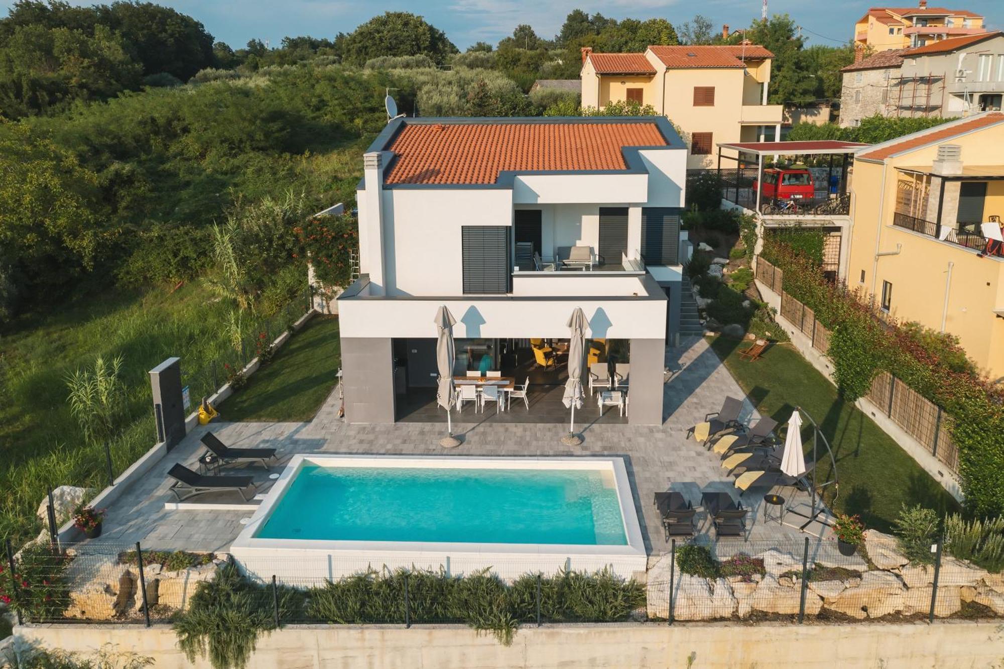 Villa Boiky - Private Pool And Amazing Sea View, Istria Materada Exterior foto